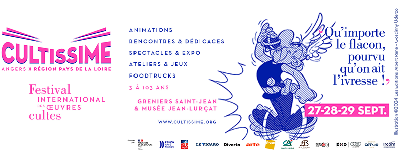 Rendez-vous au festival Cultissime à Angers ce week-end !!